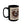 Sleek Black Ceramic Mug - Steaming Hot Coffee - Dipaliz - Mugs