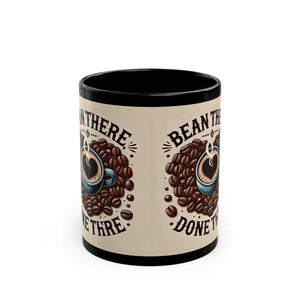 Sleek Black Ceramic Mug - Steaming Hot Coffee - Dipaliz - Mugs