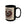Sleek Black Ceramic Mug - Steaming Hot Coffee - Dipaliz - Mugs