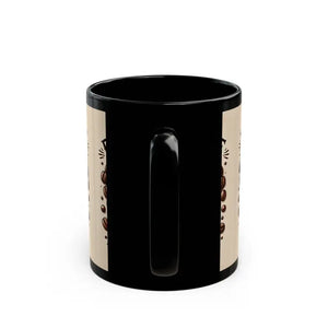 Black Ceramic Mug - Steaming Hot Coffee Style - Dipaliz - Mugs