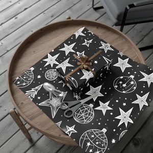 Gift Wrap Papers Christmas Stars Glamour Fashion - Dipaliz - Wrapping Paper