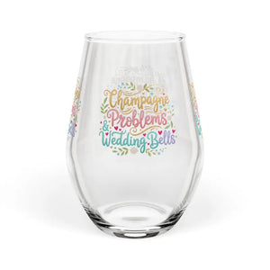 Mug - Stemless Wine Glass - Champagne Vibes Bridal Gift - Dipaliz 11.75oz