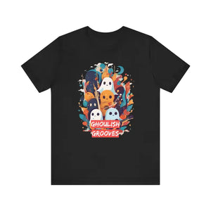 Ghoulish Grooves Unisex Halloween Fun T-shirt - Dipaliz - T-shirts