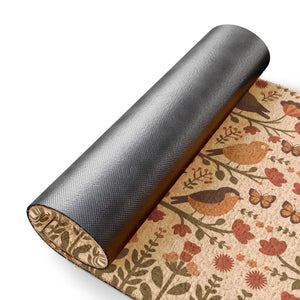 Coir Birds Doormat - Tufted Coconut Natural Welcome Mat - Dipaliz - 24’’ x 16’’ - Door Mats