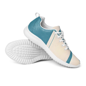 Blue Abstract Athletic Shoes - Vibrant Energy Style - Dipaliz - 5 - Sneakers