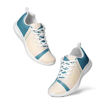 Turn Heads with Dipaliz Blue Abstract Athletic Shoes