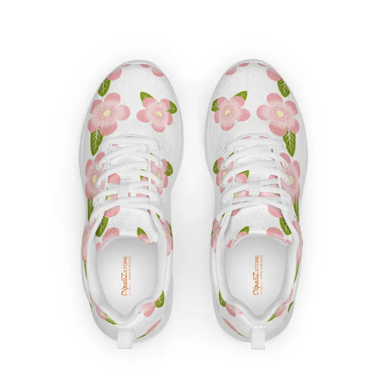 Step Up your Style with Pink Flower Women’s Athletic Shoes