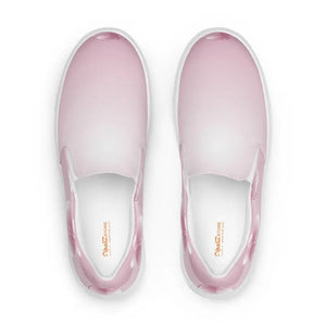 Women’s Slip Canvas Shoes Pink Abstract Trendy Comfort - Dipaliz - Sneakers