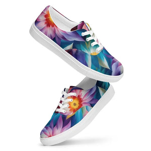 Women’s Canvas Shoes Vibrant Color Flowers Art Design Dipaliz - Sneakers