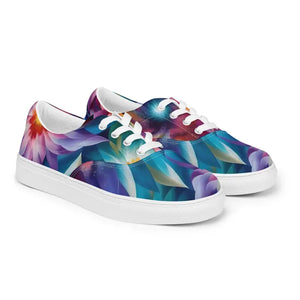 Women’s Canvas Shoes Vibrant Color Flowers Art Design Dipaliz - Sneakers