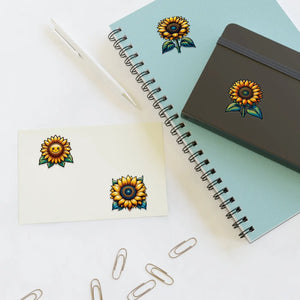 Bold Large Sunflowers Sticker Sheets - Vinyl - Dipaliz - Decorative Stickers
