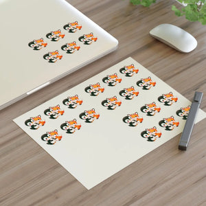 Playful Animal Sticker Sheets - Durable Vinyl Penguins - Dipaliz - Decorative Stickers