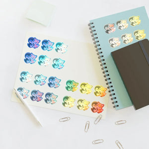 Playful Animal Sticker Sheets - Durable Vinyl Penguins - Dipaliz - Decorative Stickers