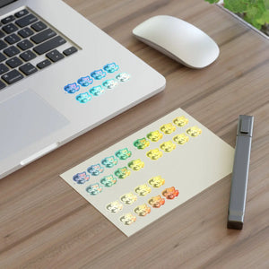 Playful Animal Sticker Sheets - Durable Vinyl Penguins - Dipaliz - Decorative Stickers