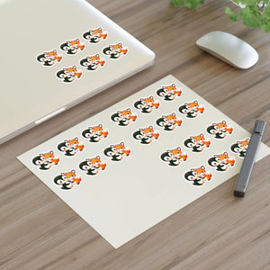 Playful Animal Sticker Sheets - Durable Vinyl Penguins - Dipaliz - Decorative Stickers