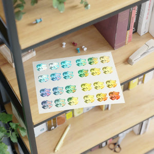 Playful Animal Sticker Sheets - Durable Vinyl Penguins - Dipaliz - Decorative Stickers