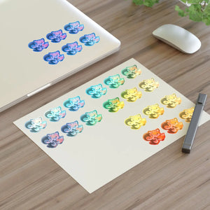 Playful Animal Sticker Sheets - Durable Vinyl Penguins - Dipaliz - Decorative Stickers