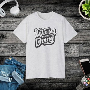 Unisex Ultra Cotton Tee - Motivational Hustle Shirt - Dipaliz - Ash / s - T-shirts