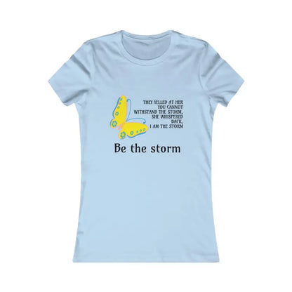 Unleash your Inner Storm with the Butterfly Favorite Tee - s / Baby Blue T-shirt