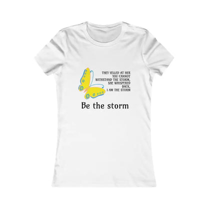 Unleash your Inner Storm with the Butterfly Favorite Tee - s / White T-shirt