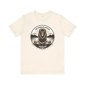 Fierce Lion Yoga Unisex Jersey Cotton Tee - Dipaliz - T-shirts
