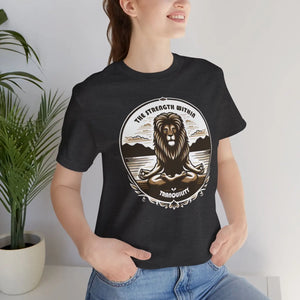 Fierce Lion Yoga Unisex Jersey Cotton Tee - Dipaliz - T-shirts