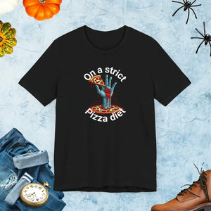 Zombie Pizza Diet Short Sleeve Tee - Unisex Jersey - Dipaliz - T-shirts