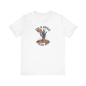 Zombie Pizza Diet Short Sleeve Tee - Unisex Jersey - Dipaliz - T-shirts