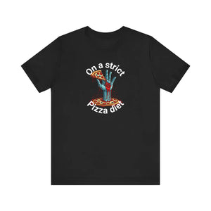 Zombie Pizza Diet Short Sleeve Tee - Unisex Jersey - Dipaliz - T-shirts