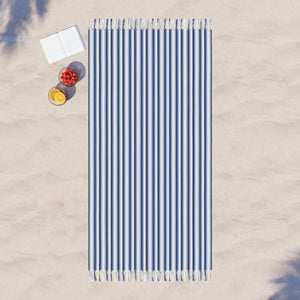 Striped Boho Beach Towel – Turkish Cotton - Dipaliz - Towels
