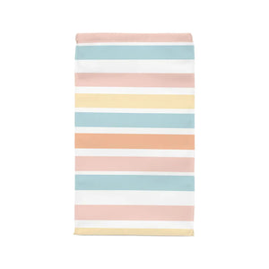 Striped Pastel Lunch Bag - Insulated Polyester Cooler - Dipaliz - Bags