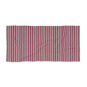 Red Beach Towel – Nautical Cotton Mix - Dipaliz - Towels
