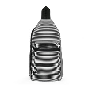 Striped Sling Bag Casual Crossbody Daypack - Dipaliz - Cross Body Bags