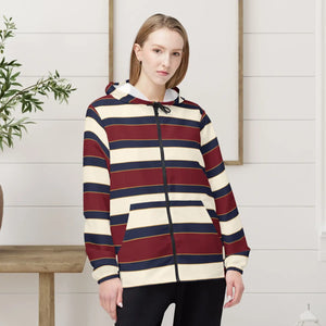 Nautical Striped Windbreaker Jacket - Lightweight - Dipaliz - Windbreakers