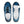 Navy Stripes Lace-up Canvas Shoes - Breathable Lining - Dipaliz