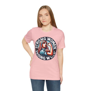 Strong Women World Unisex Tee - Empowerment Style - Dipaliz - Pink / s - T-shirts
