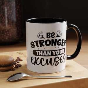 Motivational Accent Coffee Mug - Color Contrast - Dipaliz - Mugs