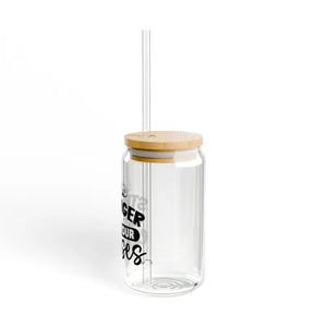 Sipper Glass - be Stronger than your Excuses Inspirational - Dipaliz - Tumblers
