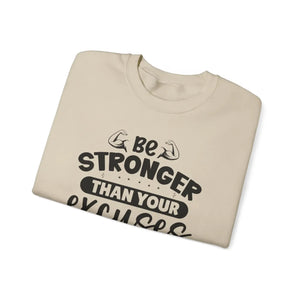 Heavy Blend Crewneck - Conquer Excuses Style - Dipaliz - Sweatshirts