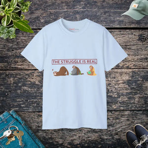 Unisex Ultra Cotton Tee Bold Comfort Style Dipaliz - Light Blue / s - T-shirts