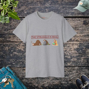 Unisex Ultra Cotton Tee Bold Comfort Style Dipaliz - Sport Grey / s - T-shirts