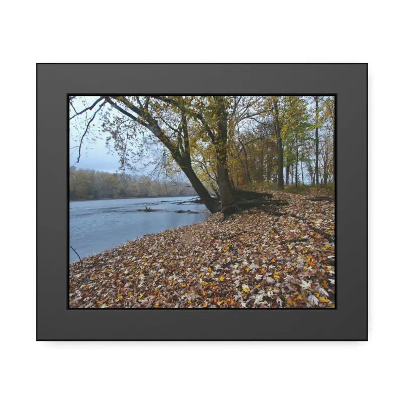 Cozy Up your Space with Autumn Framed Paper Posters - 10″ x 8″ (horizontal) / Black Frame / Fine Art Poster