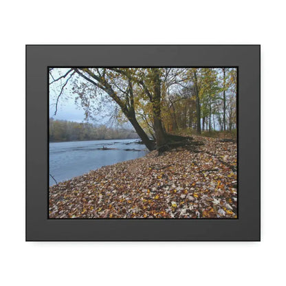 Cozy Up your Space with Autumn Framed Paper Posters - 10″ x 8″ (horizontal) / Black Frame / Fine Art Poster