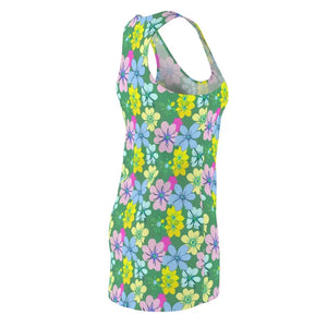 Racerback Dress - Floral Comfort Style - Dipaliz - Dresses