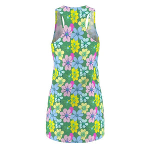 Racerback Dress - Floral Comfort Style - Dipaliz - Dresses