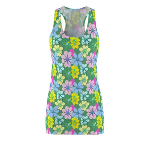 Racerback Dress - Floral Comfort Style - Dipaliz - Dresses