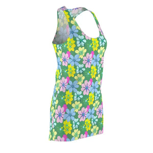 Racerback Dress - Floral Comfort Style - Dipaliz - Dresses