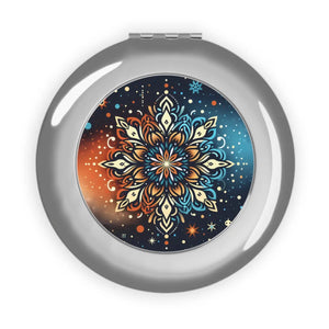 Stunning Mandala Compact Travel Mirror - Portable - Dipaliz - Face Mirrors