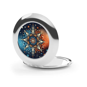 Stunning Mandala Compact Travel Mirror - Portable - Dipaliz - Face Mirrors