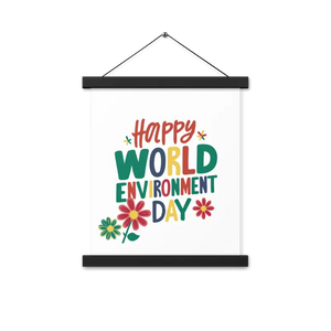 Matte Poster Statement Piece with Wooden Hanger - Dipaliz - Black / 11″×14″ - Posters Prints & Visual Artwork